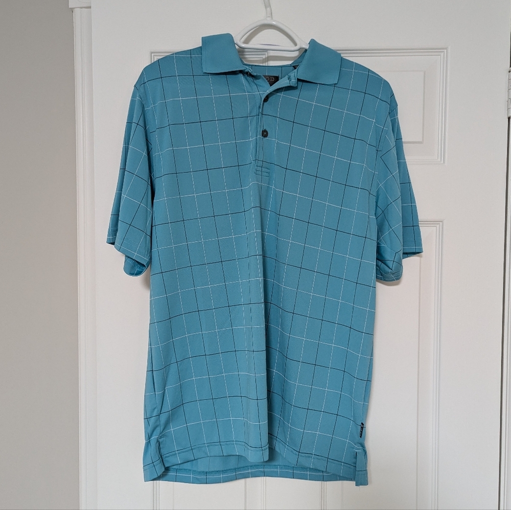 (Bundle 2 for $8) EUC IZOD Men's Blue Golf Polo